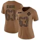 Limited Brown Women's Chris Glaser Chicago Bears 2023 Salute To Service Jersey