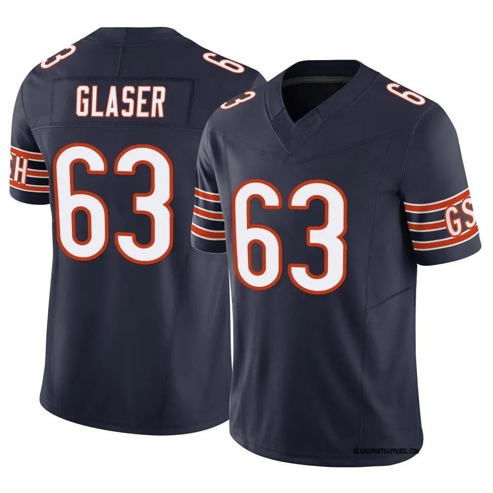 Limited Navy Youth Chris Glaser Chicago Bears Vapor F.U.S.E. Jersey
